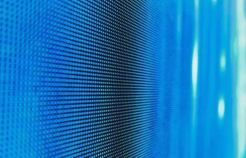 White dotted bright colored LED smd screen - close up background. Stock Photos