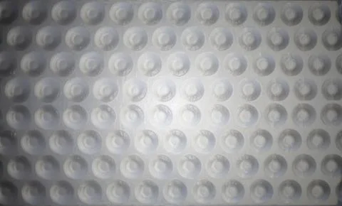 White dotted texture of golf ball closeup Foto stock