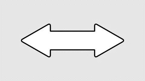 White double direction arrow. Stock Footage 170196656