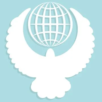 White dove Stock Illustration