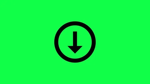 White down arrow animation video Stock Footage 330432465
