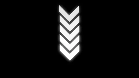 White Down Arrow Motion Graphic Animation Stock Footage 342467041