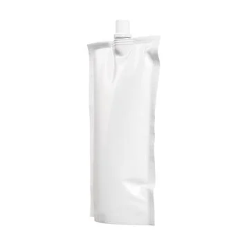A white doypack packaging isolated on a white background Stock Illustration
