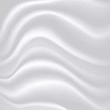 White draped satin fabric texture. vector illustration Stock Illustration