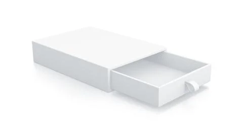 White drawer box. Stock Illustration