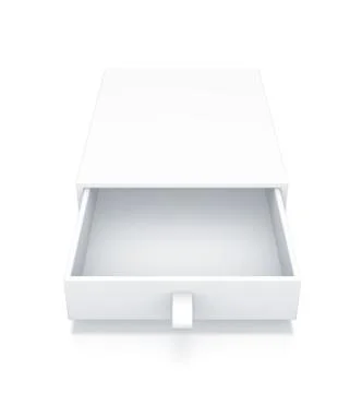 White drawer box. Stock Illustration