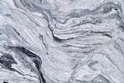 The white drawing on black marble Stock Photos
