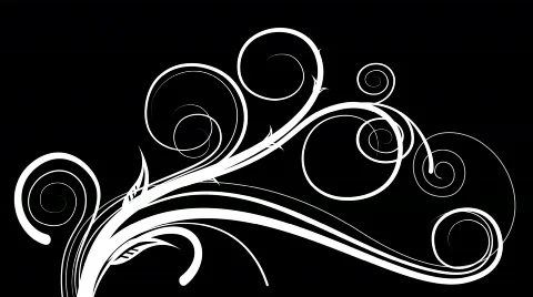 White drawing Stock Footage