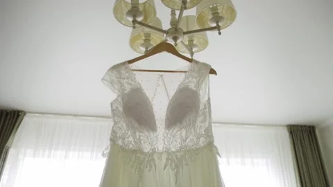 White dress Stock Footage 146642649
