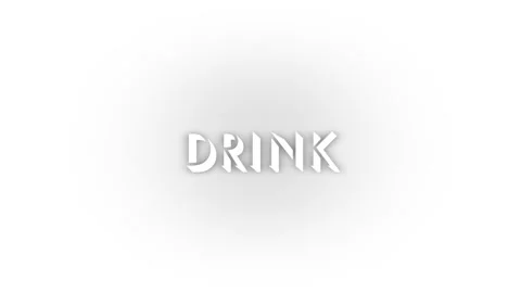 White drink icon with shadow isolated on white background. Stock Footage 205587298