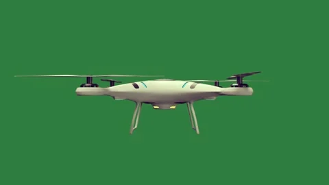 A white drone Stock Footage 336971341