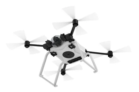 White drone isolated Stock Photos