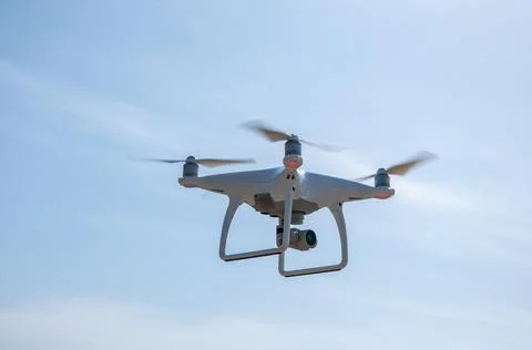 White Drone Foto stock