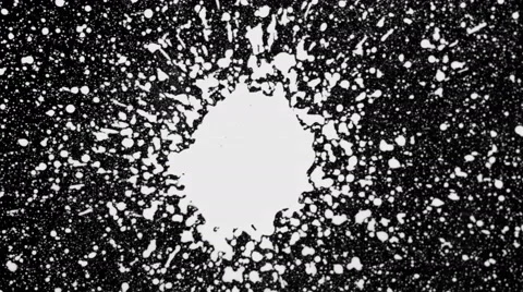 White Drops Spray Stock Footage 42145895