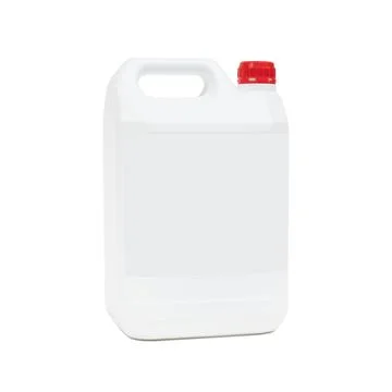 White drum with a red cap on a white background Stock Photos