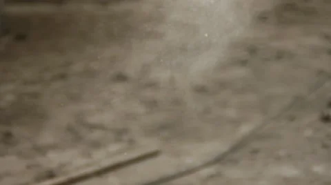 White Dust Cloud. Interiors. 動画素材 65087237