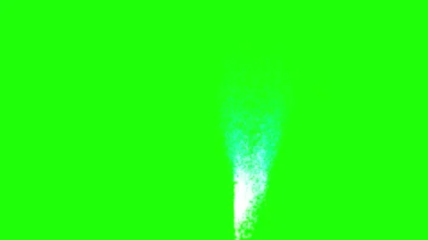 White Dust Particle Explosion on Chroma Key Green Screen Stock-Footage 330919814