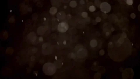White dust particles fall rapidly like light winter snow Stock Footage 329598540