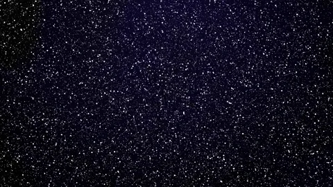 White dust particles moving quickly toward on black background. Seamless loop Stock Footage 306673136