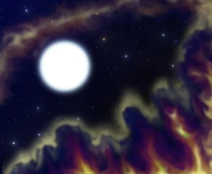 White dwarf Stock Illustration