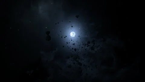 White Dwarf Star Sirius B in Dark Astero... | Stock Video | Pond5