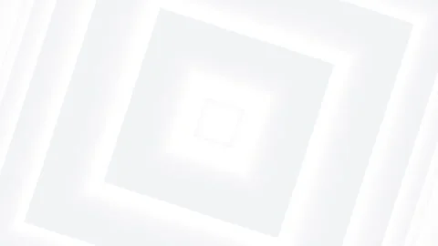 White Dynamic Turning Tunnel Passage on Grey Pastel Background Stock-Footage 267780222