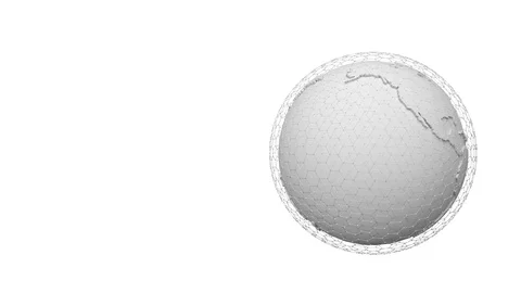 White Earth Animation Stock Footage 103264827