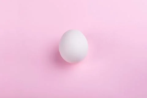 White easter eggs Stock Photos