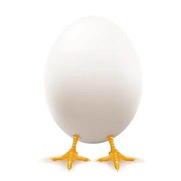 White egg Stock Illustration