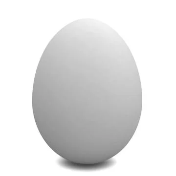 White egg Illustrazione stock