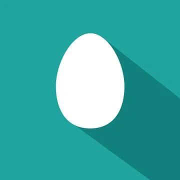 White egg - isolated Stock Illustration