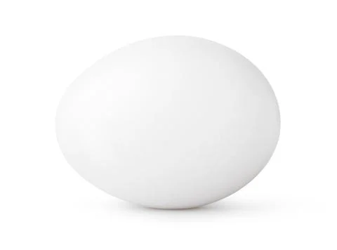 White egg isolated Foto stock