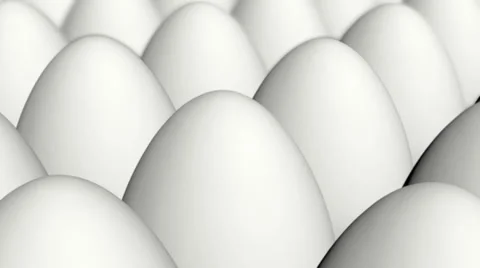 White eggs animation, easter eggs 動画素材 45725781