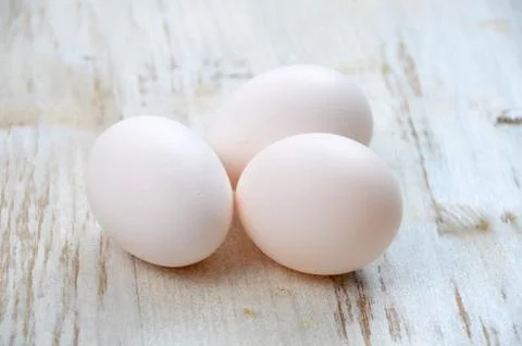 White eggs Stock Photos