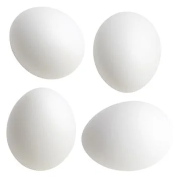 White eggs. Stock Photos
