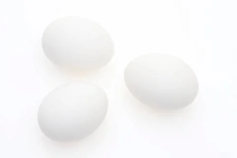 White eggs Stock Photos