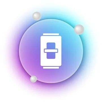 White Electric light switch icon isolated on white background. On and Off i.. Stock Illustration