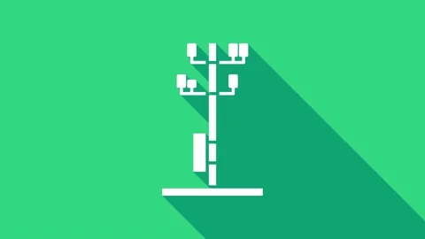 Energy Tower Icon Stock Video Footage | Royalty Free Energy Tower Icon ...