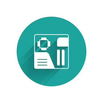 White Electronic computer components motherboard digital chip integrated science Stock Illustration