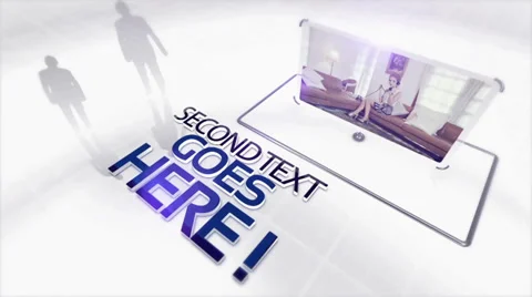 White elegance video presentation After Effects stock
