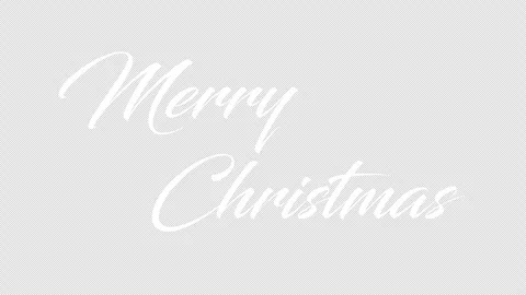 White elegant script spells out "Merry Christmas" against a black backdrop Video stock 343595170