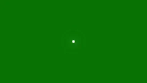 White Ellipse Circle Burst Firework Animation with Glow Lines 4K Green Stock Footage 333596792