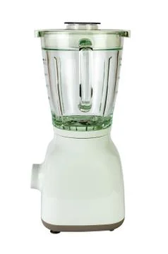 White empty blender Stock Photos