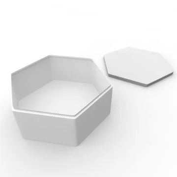 White empty box for different subjects Stock Illustration