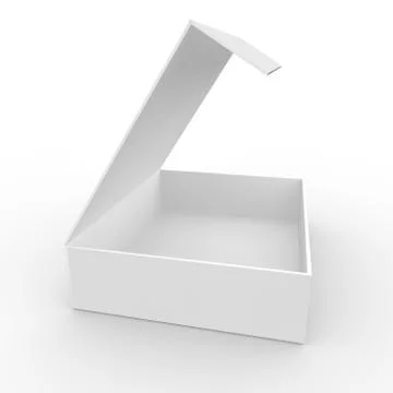 White empty box Stock Illustration