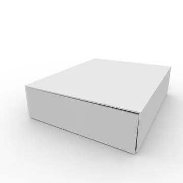 White empty box Stock Illustration