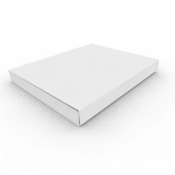 White empty box Stock Illustration
