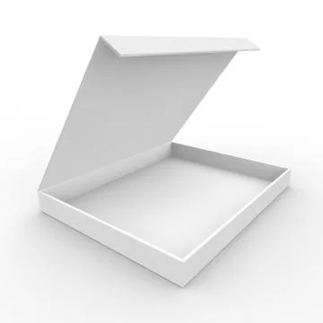White empty box Stock Illustration
