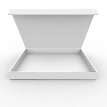 White empty box Illustrazione stock