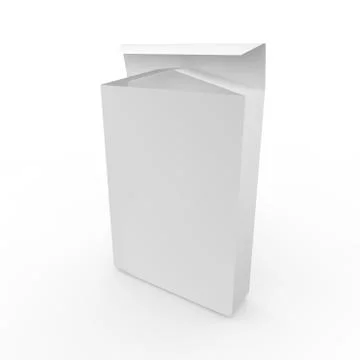 White empty box for tablets and other products Stock Illustration